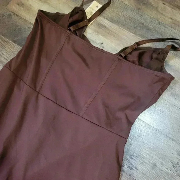 NWT Popilush Brown Corset Dress With Built In Shapewear Size XXL - Picture 11 of 11